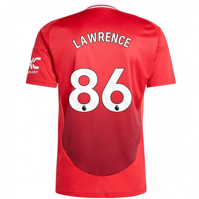 Danxen Mujer Camiseta Marcus Lawrence #86 Rojo Brillante 1ª Equipación 2024/25 La Camisa