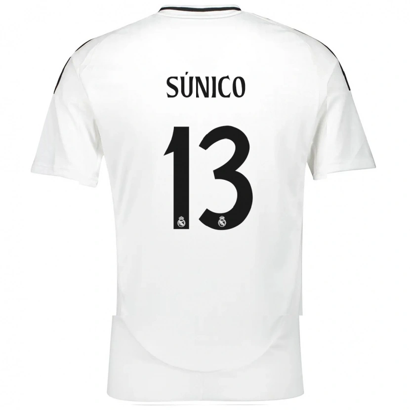 Danxen Mujer Camiseta Guille Súnico #13 Blanco 1ª Equipación 2024/25 La Camisa