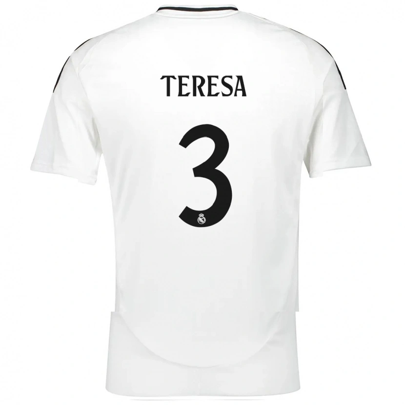 Danxen Mujer Camiseta Teresa Abelleira #3 Blanco 1ª Equipación 2024/25 La Camisa