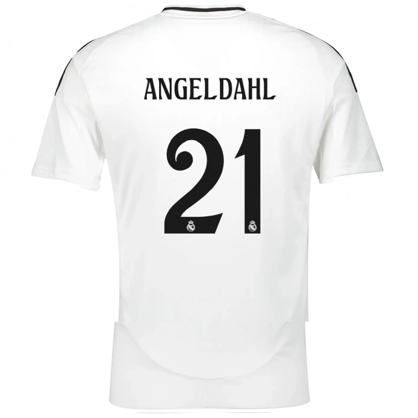 Danxen Mujer Camiseta Filippa Angeldahl #21 Blanco 1ª Equipación 2024/25 La Camisa