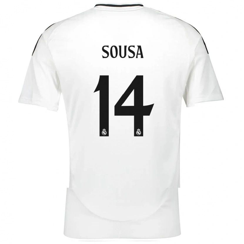 Danxen Mujer Camiseta Kathellen Sousa #14 Blanco 1ª Equipación 2024/25 La Camisa