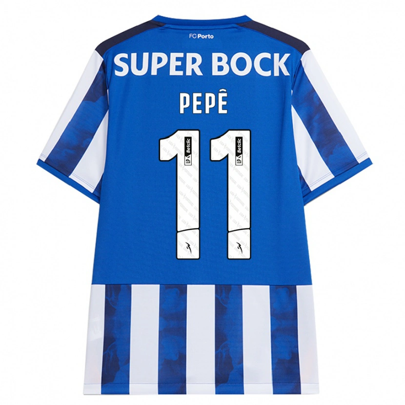 Danxen Mujer Camiseta Pepê #11 Azul Blanco 1ª Equipación 2024/25 La Camisa