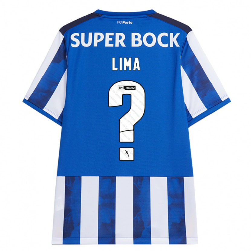 Danxen Mujer Camiseta Bernardo Lima #0 Azul Blanco 1ª Equipación 2024/25 La Camisa