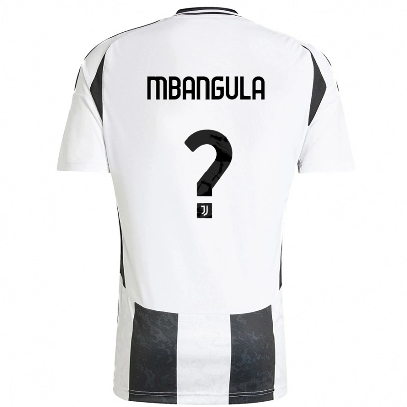 Danxen Mujer Camiseta Samuel Mbangula #0 Blanco Negro 1ª Equipación 2024/25 La Camisa