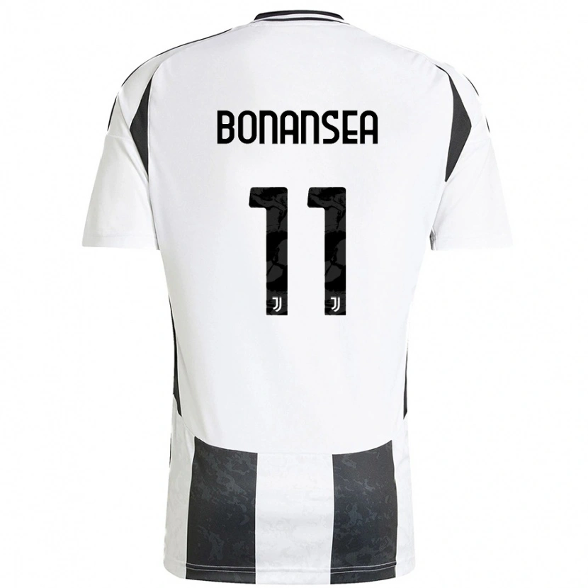 Danxen Mujer Camiseta Barbara Bonansea #11 Blanco Negro 1ª Equipación 2024/25 La Camisa