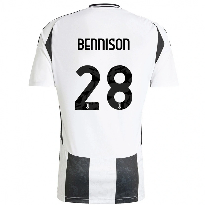 Danxen Mujer Camiseta Hanna Bennison #28 Blanco Negro 1ª Equipación 2024/25 La Camisa