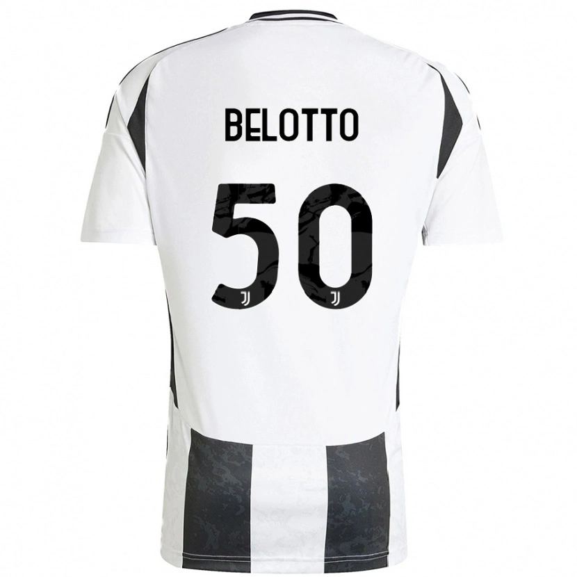 Danxen Mujer Camiseta Soledad Belotto #50 Blanco Negro 1ª Equipación 2024/25 La Camisa