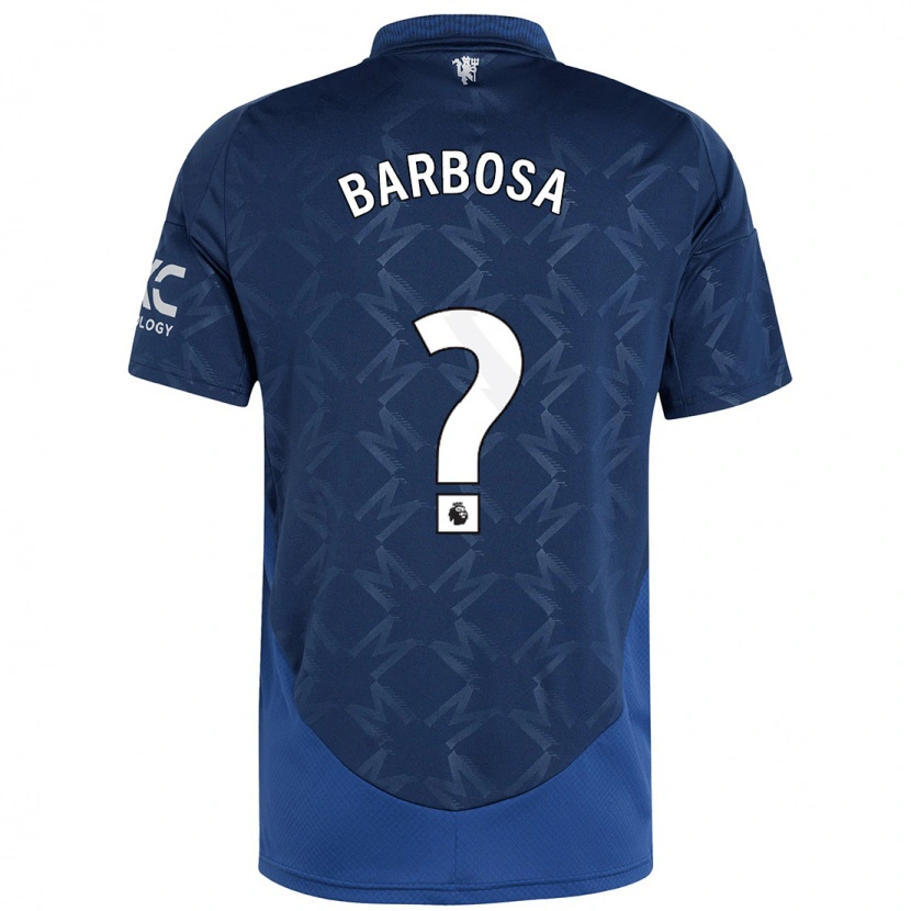 Danxen Mujer Camiseta Neithan Barbosa #0 Índigo 2ª Equipación 2024/25 La Camisa