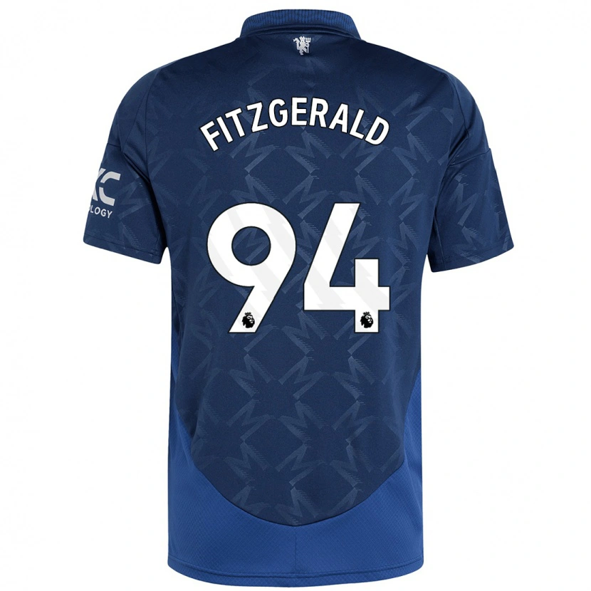 Danxen Mujer Camiseta Jayce Fitzgerald #94 Índigo 2ª Equipación 2024/25 La Camisa