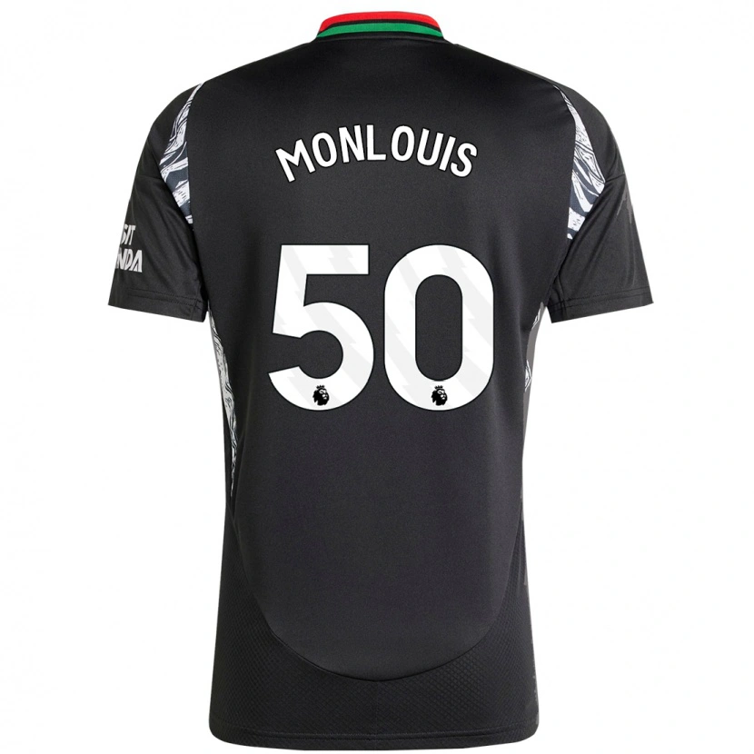 Danxen Mujer Camiseta Zane Monlouis #50 Negro 2ª Equipación 2024/25 La Camisa