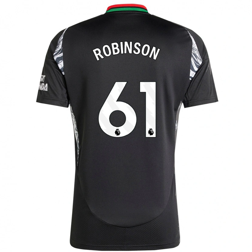 Danxen Mujer Camiseta Josh Robinson #61 Negro 2ª Equipación 2024/25 La Camisa