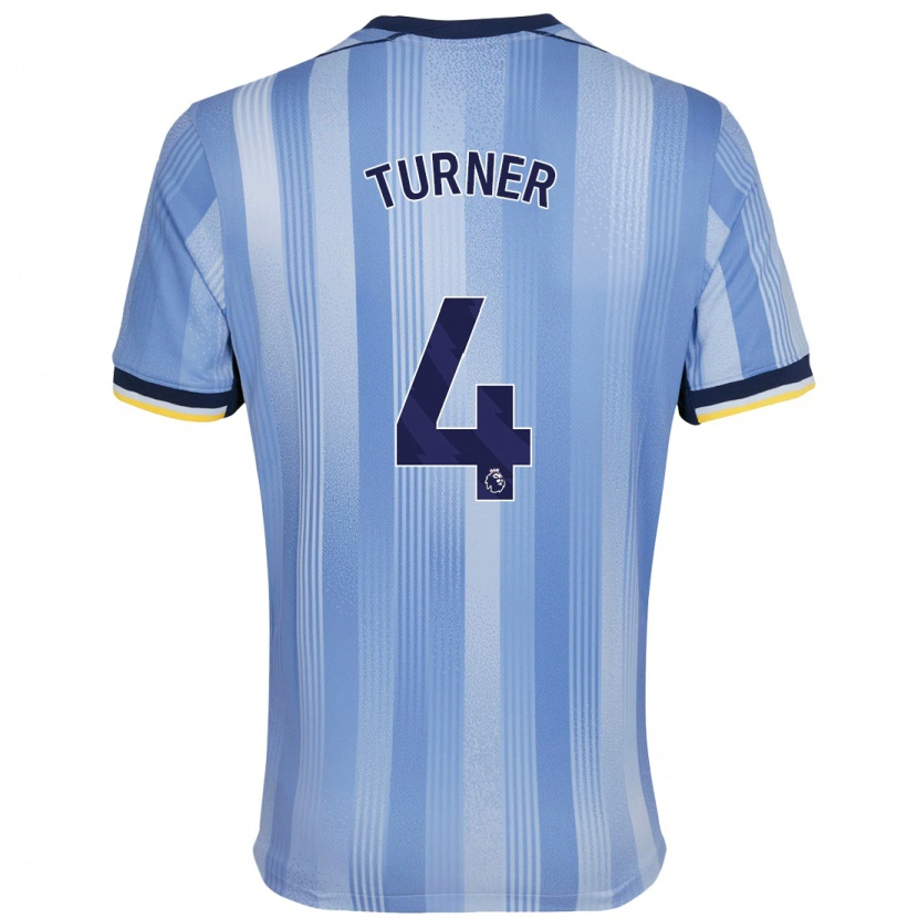 Danxen Mujer Camiseta Amy Turner #4 Azul Claro 2ª Equipación 2024/25 La Camisa