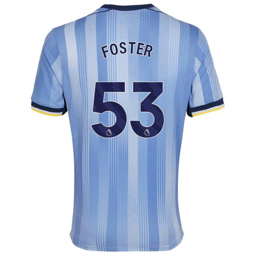 Danxen Mujer Camiseta Brooklyn Lyons-Foster #53 Azul Claro 2ª Equipación 2024/25 La Camisa
