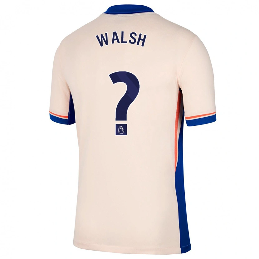 Danxen Mujer Camiseta Reggie Walsh #0 Beige Claro 2ª Equipación 2024/25 La Camisa