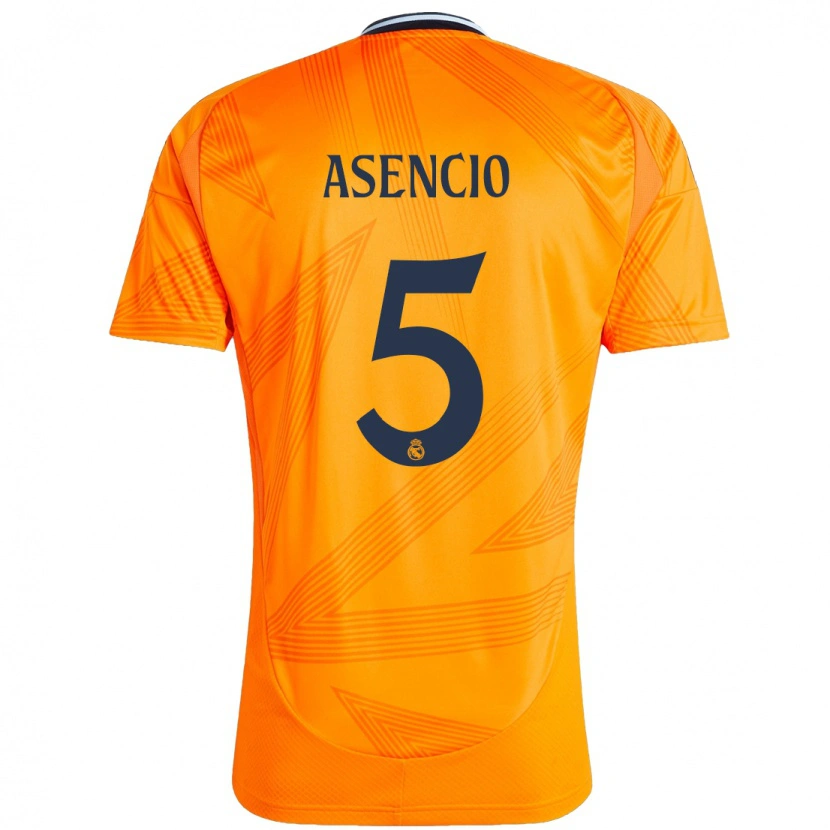 Danxen Mujer Camiseta Raúl Asencio #5 Naranja 2ª Equipación 2024/25 La Camisa
