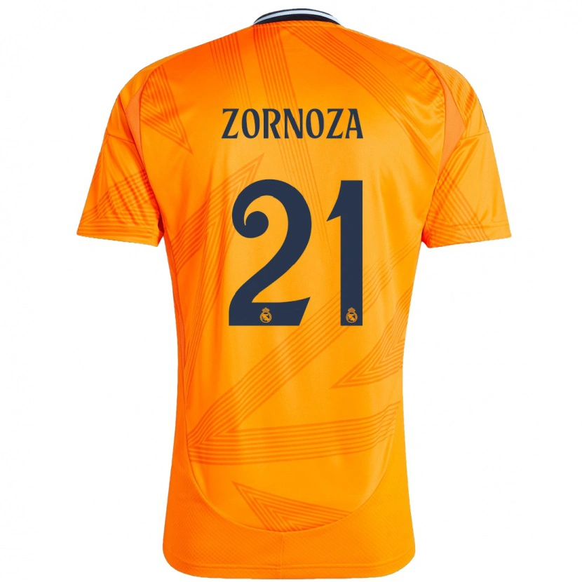Danxen Mujer Camiseta Claudia Zornoza #21 Naranja 2ª Equipación 2024/25 La Camisa