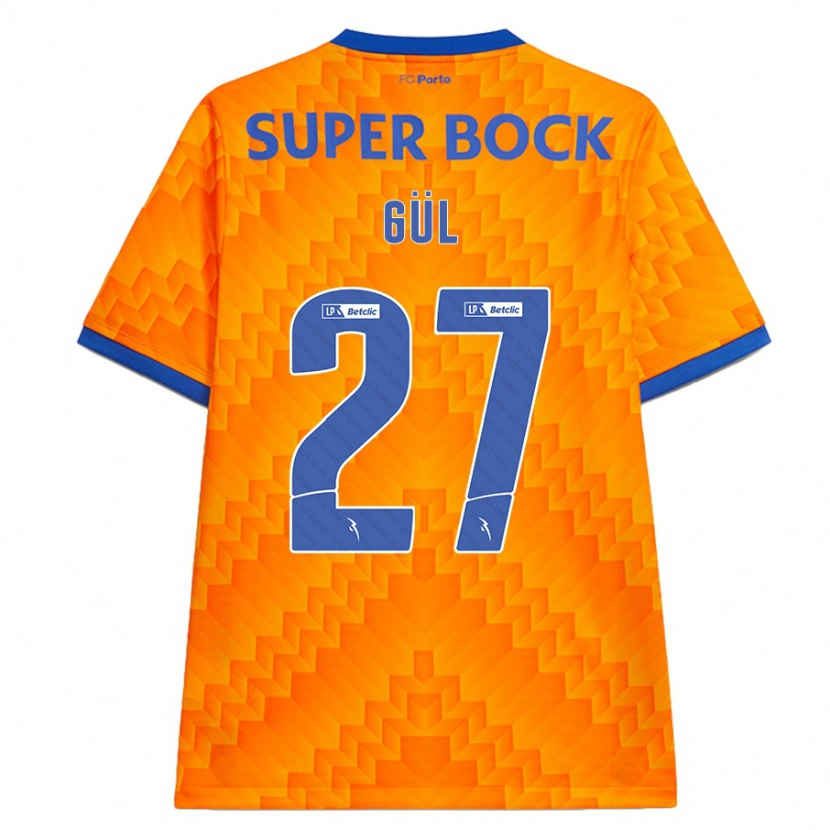 Danxen Mujer Camiseta Deniz Gül #27 Naranja 2ª Equipación 2024/25 La Camisa