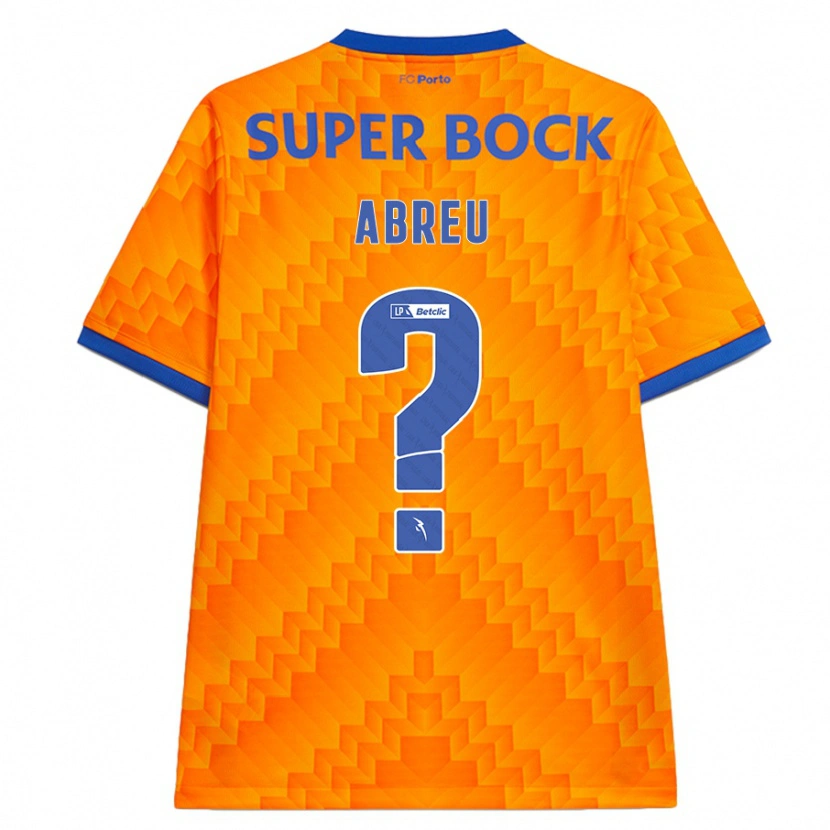 Danxen Mujer Camiseta João Abreu #0 Naranja 2ª Equipación 2024/25 La Camisa