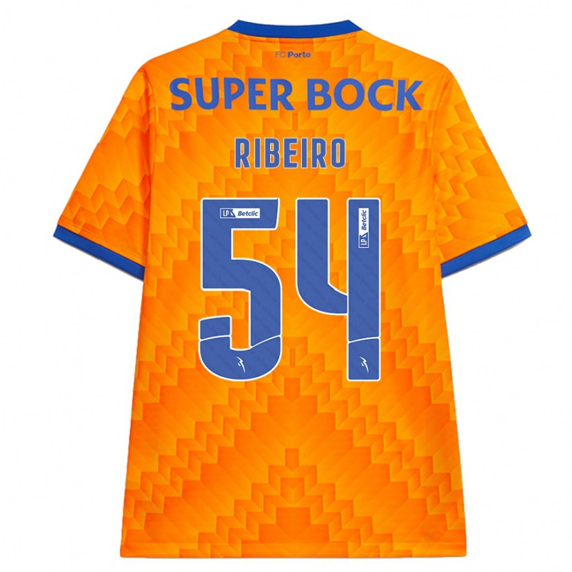 Danxen Mujer Camiseta António Ribeiro #54 Naranja 2ª Equipación 2024/25 La Camisa