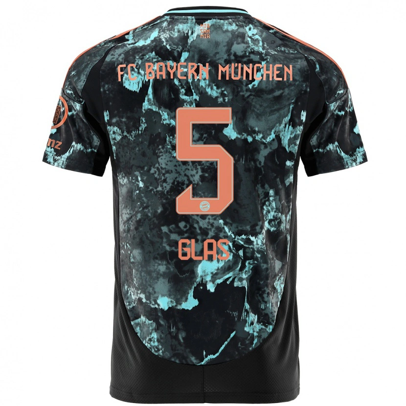 Danxen Mujer Camiseta Hanna Glas #5 Negro 2ª Equipación 2024/25 La Camisa