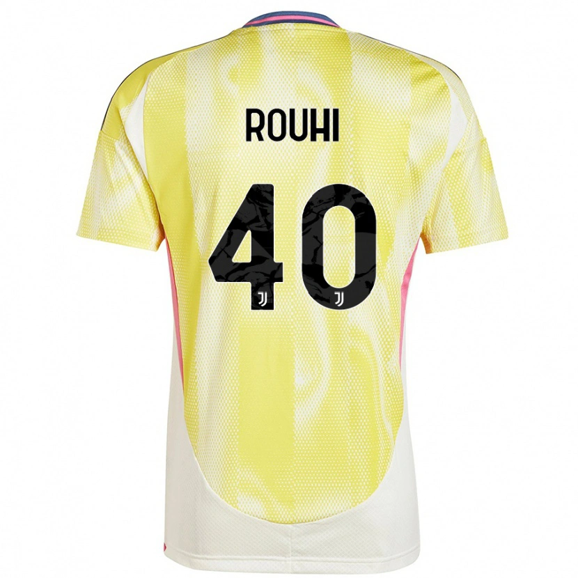 Danxen Mujer Camiseta Jonas Rouhi #40 Amarillo Solar 2ª Equipación 2024/25 La Camisa