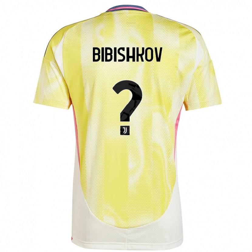 Danxen Mujer Camiseta Marsel Bibishkov #0 Amarillo Solar 2ª Equipación 2024/25 La Camisa