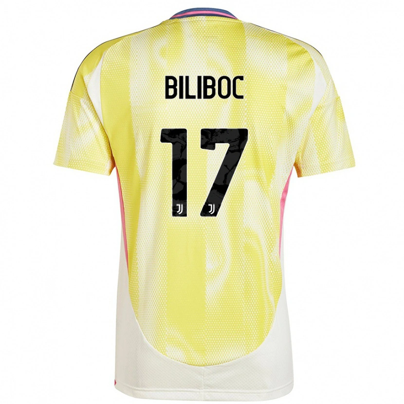 Danxen Mujer Camiseta Lorenzo Biliboc #17 Amarillo Solar 2ª Equipación 2024/25 La Camisa
