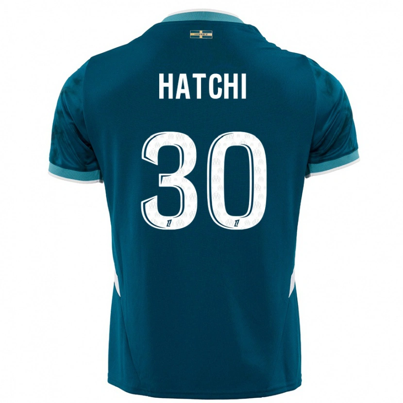 Danxen Mujer Camiseta Anaïs Hatchi #30 Azul Turquesa 2ª Equipación 2024/25 La Camisa