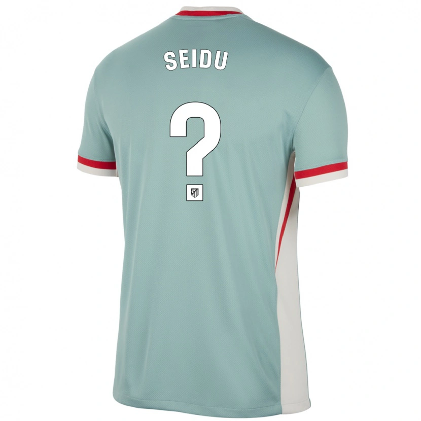 Danxen Mujer Camiseta Taufik Seidu #0 Beige Claro Azul 2ª Equipación 2024/25 La Camisa