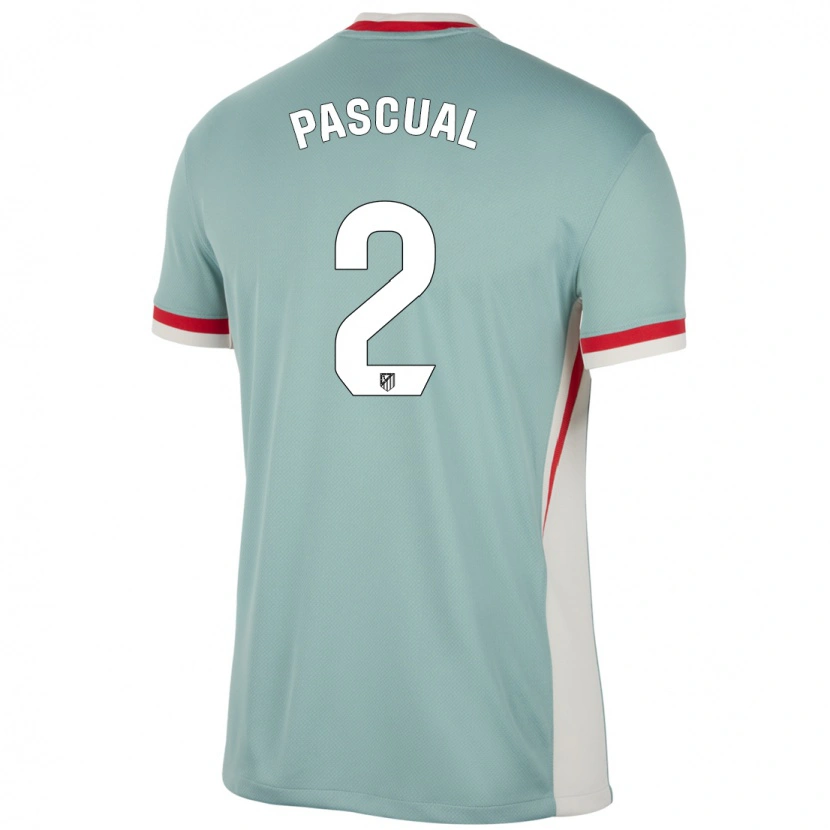 Danxen Mujer Camiseta Martín Pascual #2 Beige Claro Azul 2ª Equipación 2024/25 La Camisa