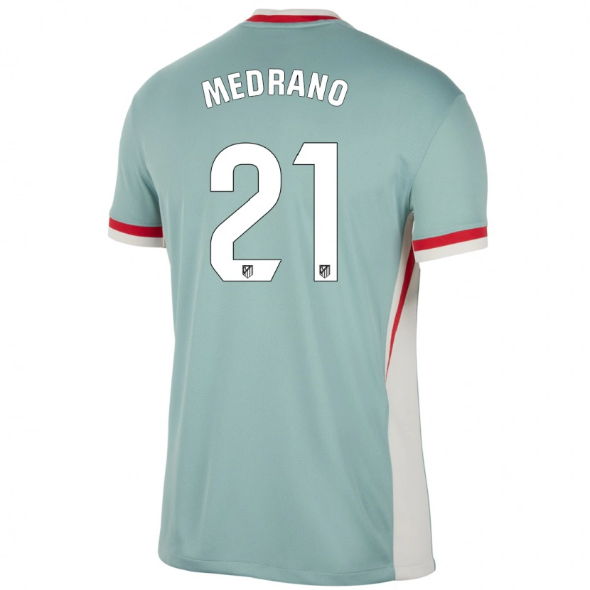 Danxen Mujer Camiseta Fernando Medrano #21 Beige Claro Azul 2ª Equipación 2024/25 La Camisa