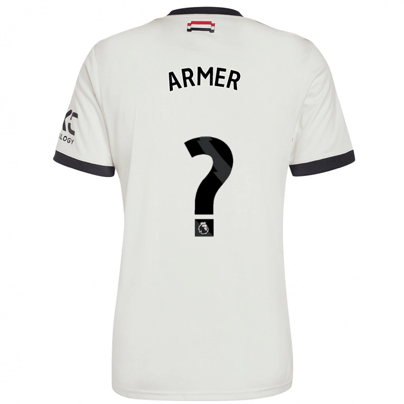 Danxen Mujer Camiseta Daniel Armer #0 Blanquecino Equipación Tercera 2024/25 La Camisa