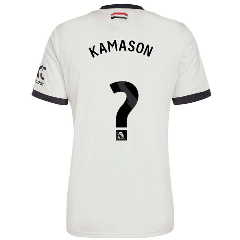 Danxen Mujer Camiseta Jaydan Kamason #0 Blanquecino Equipación Tercera 2024/25 La Camisa