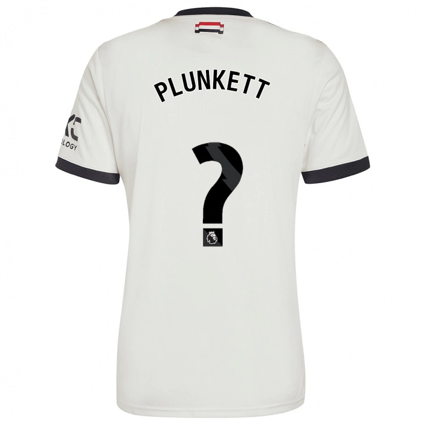Danxen Mujer Camiseta Dante Plunkett #0 Blanquecino Equipación Tercera 2024/25 La Camisa
