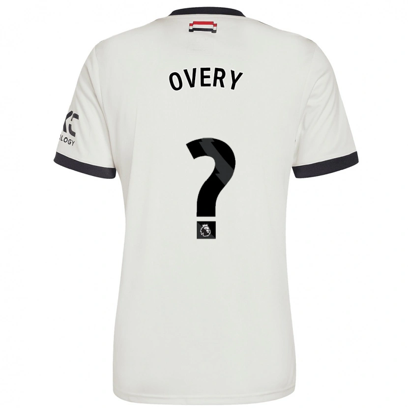 Danxen Mujer Camiseta James Overy #0 Blanquecino Equipación Tercera 2024/25 La Camisa