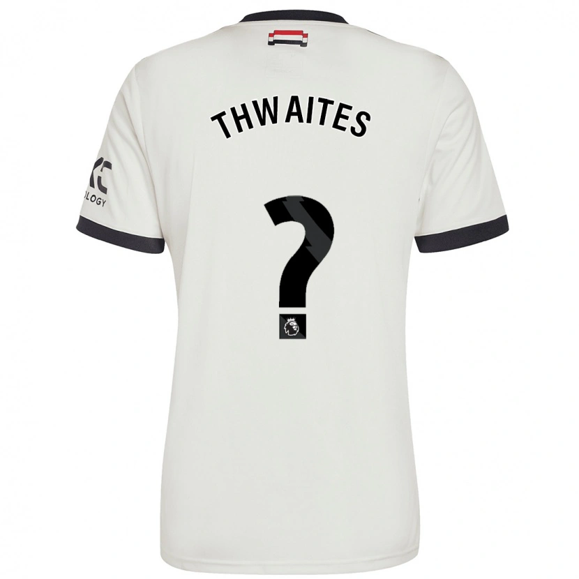 Danxen Mujer Camiseta Jim Thwaites #0 Blanquecino Equipación Tercera 2024/25 La Camisa
