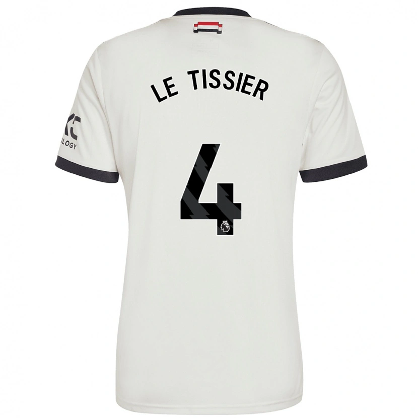Danxen Mujer Camiseta Maya Le Tissier #4 Blanquecino Equipación Tercera 2024/25 La Camisa