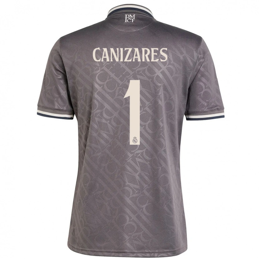 Danxen Mujer Camiseta Lucas Cañizares #1 Carbón Equipación Tercera 2024/25 La Camisa