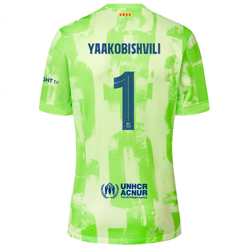 Danxen Mujer Camiseta Áron Yaakobishvili #1 Lima Equipación Tercera 2024/25 La Camisa