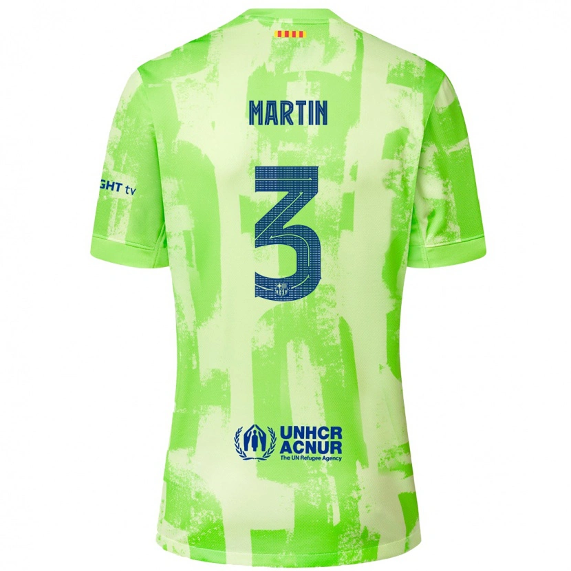 Danxen Mujer Camiseta Gerard Martín #3 Lima Equipación Tercera 2024/25 La Camisa