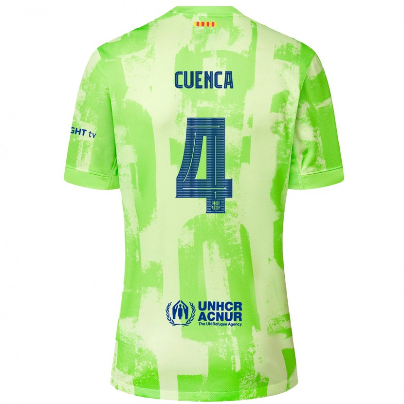 Danxen Mujer Camiseta Andrés Cuenca #4 Lima Equipación Tercera 2024/25 La Camisa