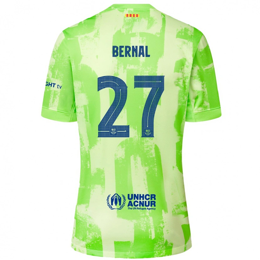 Danxen Mujer Camiseta Marc Bernal #27 Lima Equipación Tercera 2024/25 La Camisa
