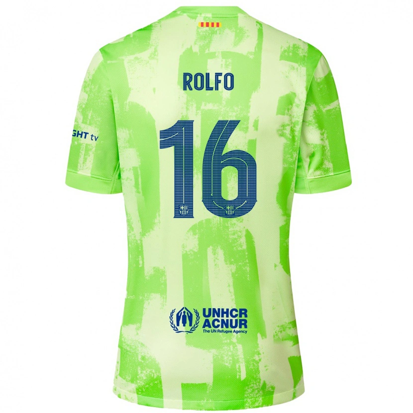 Danxen Mujer Camiseta Fridolina Rolfö #16 Lima Equipación Tercera 2024/25 La Camisa