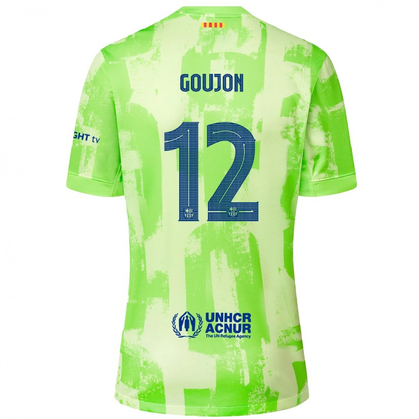 Danxen Mujer Camiseta Iker Goujón #12 Lima Equipación Tercera 2024/25 La Camisa