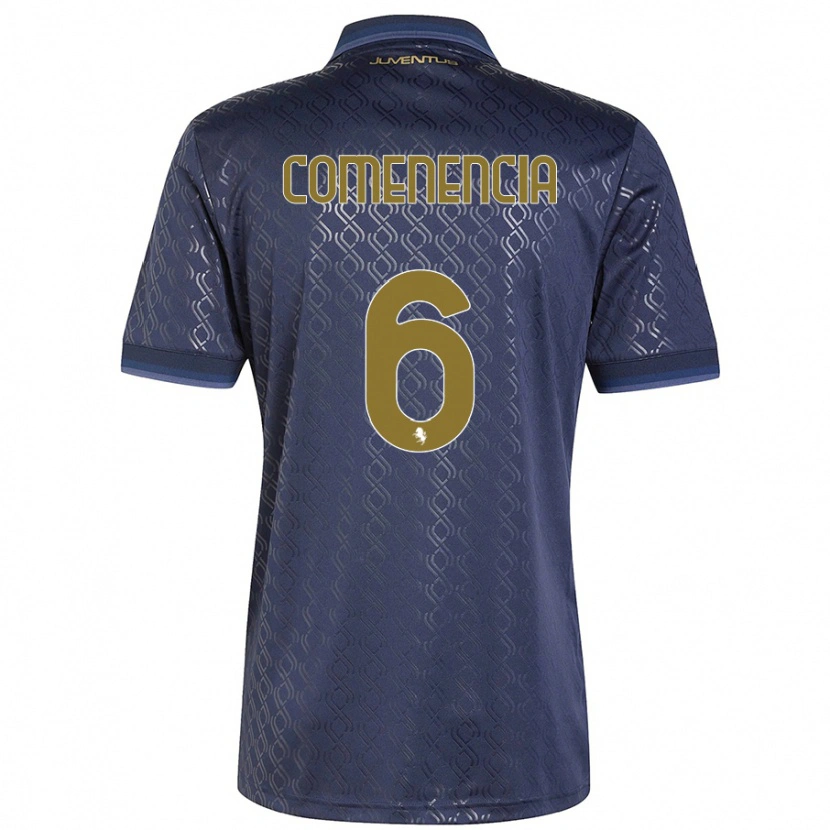 Danxen Mujer Camiseta Livano Comenencia #6 Azul Marino Equipación Tercera 2024/25 La Camisa