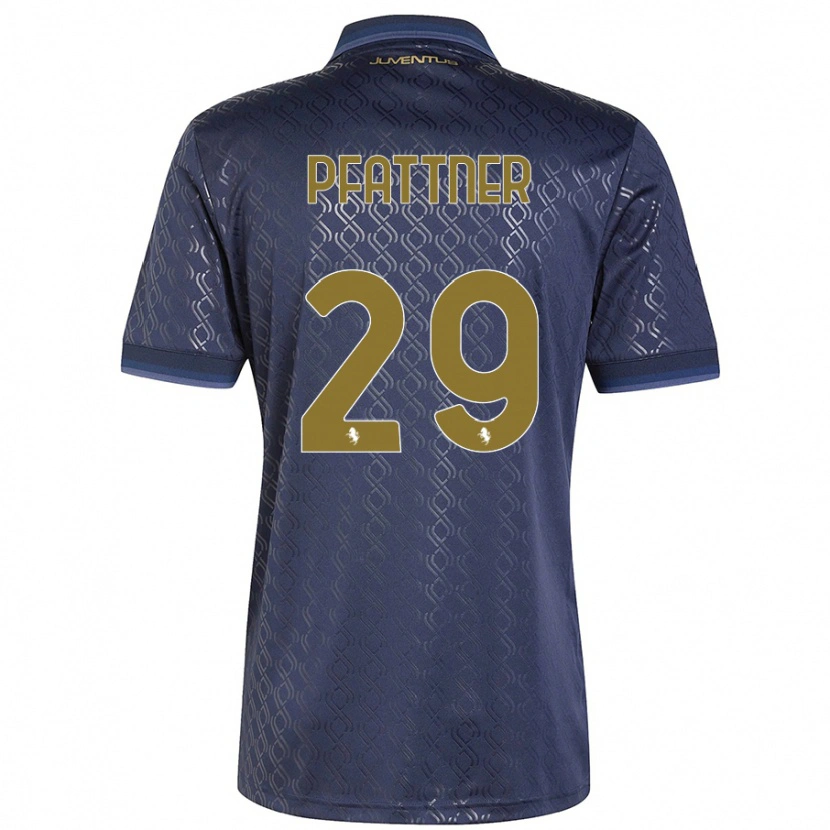 Danxen Mujer Camiseta Elisa Pfattner #29 Azul Marino Equipación Tercera 2024/25 La Camisa