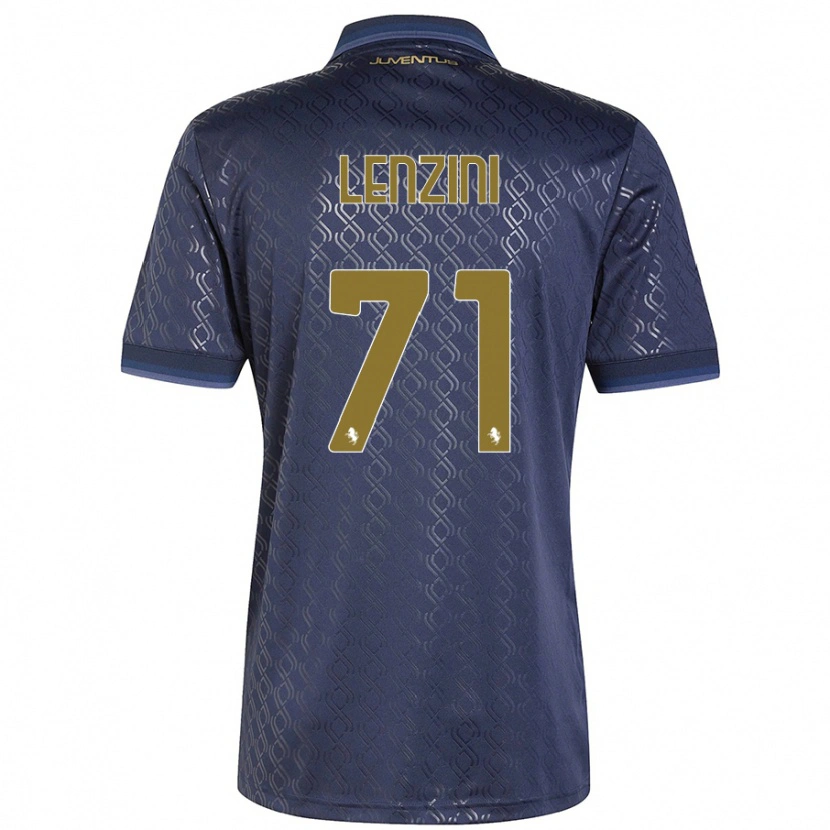 Danxen Mujer Camiseta Martina Lenzini #71 Azul Marino Equipación Tercera 2024/25 La Camisa
