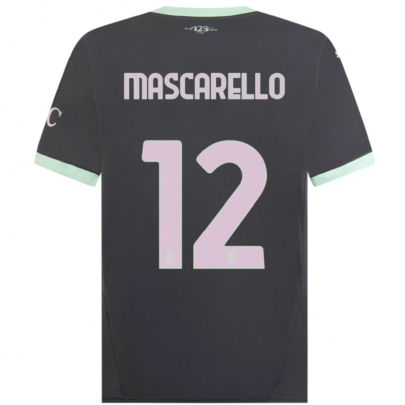 Danxen Mujer Camiseta Marta Mascarello #12 Gris Equipación Tercera 2024/25 La Camisa