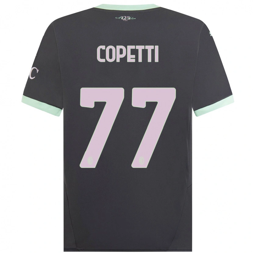 Danxen Mujer Camiseta Matilde Copetti #77 Gris Equipación Tercera 2024/25 La Camisa