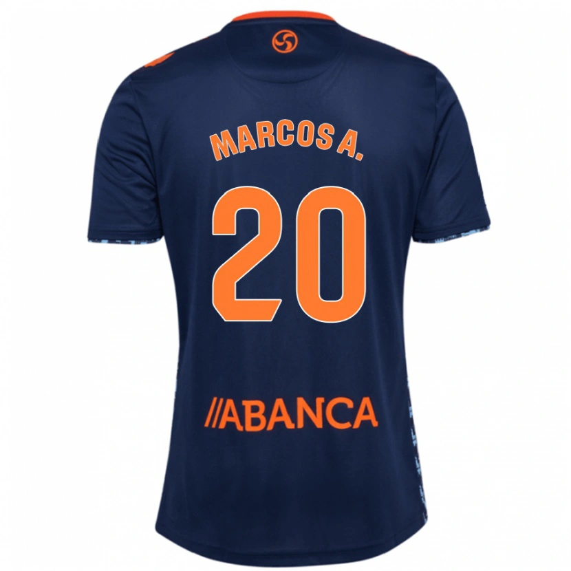 Danxen Niño Camiseta Marcos Alonso #20 Negro Rojo 2ª Equipación 2024/25 La Camisa